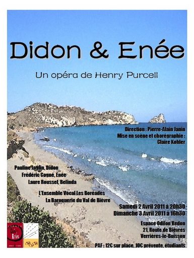 Didon & Enée, opéra de Henry Purcell